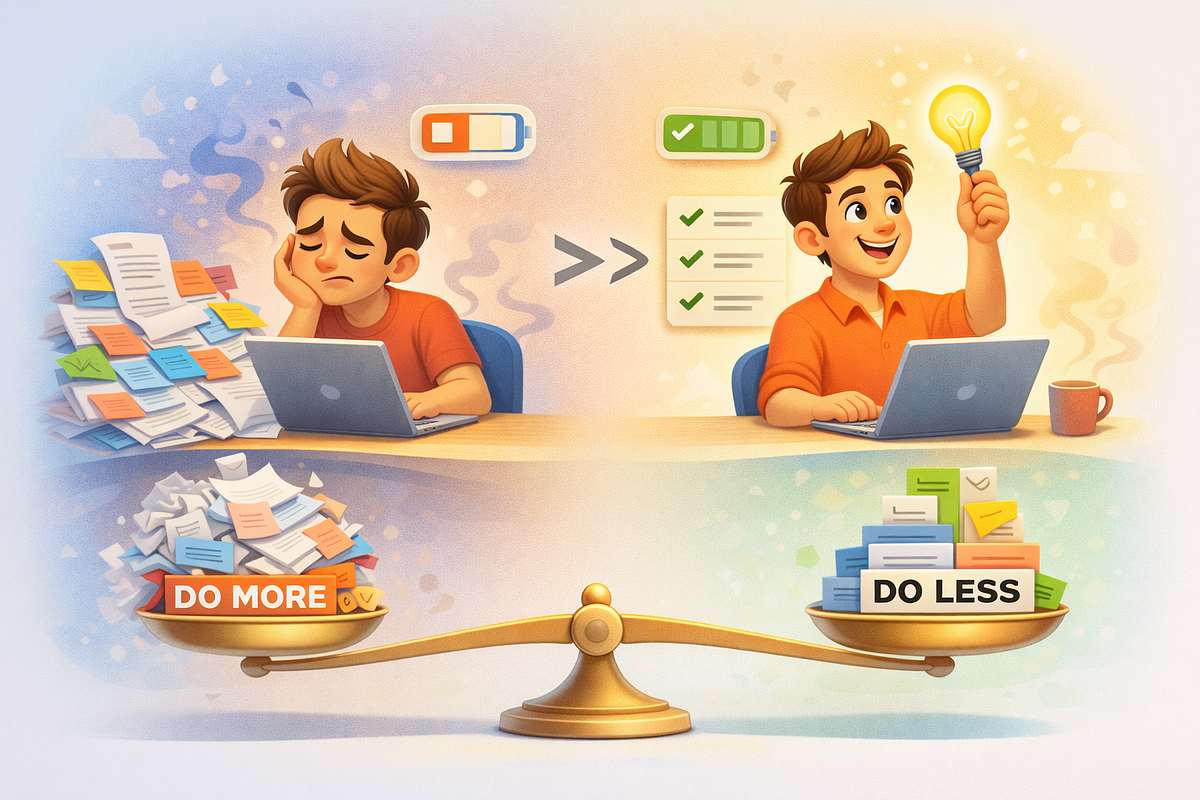 The case for doing less, better. Why reducing your output might be the ...