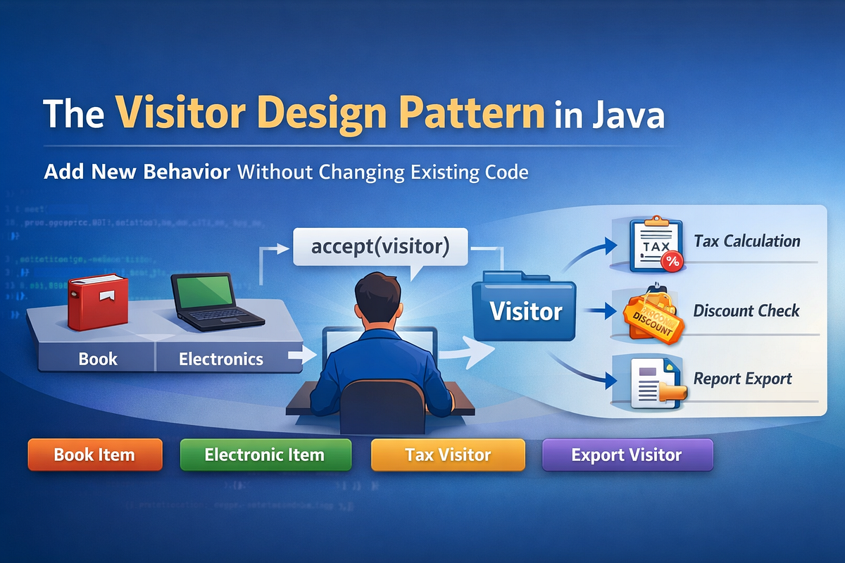 The Visitor Design Pattern in Java — The Cleanest Way to Add New ...