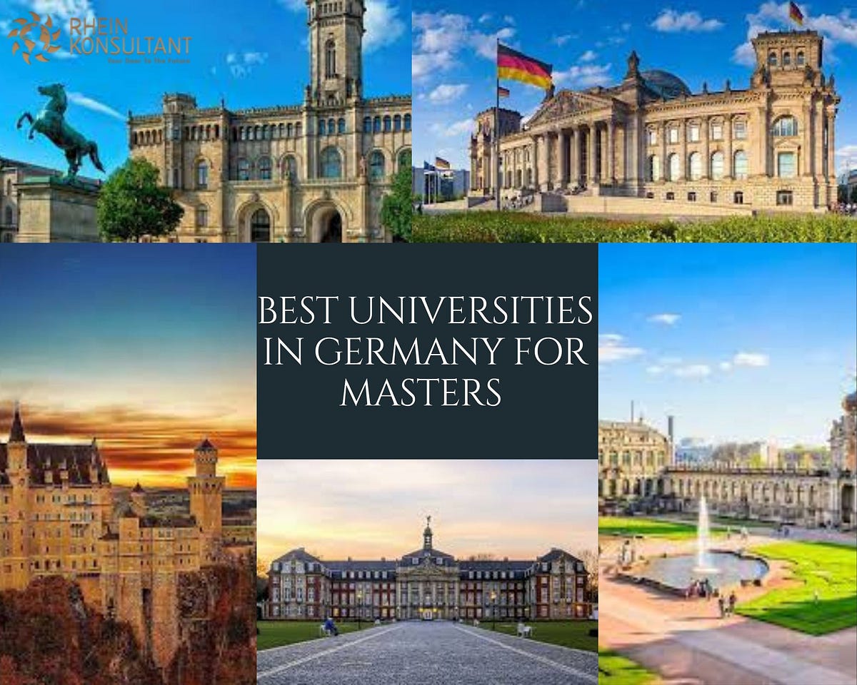 Best universities in Germany for masters by Rhein konsultant Medium