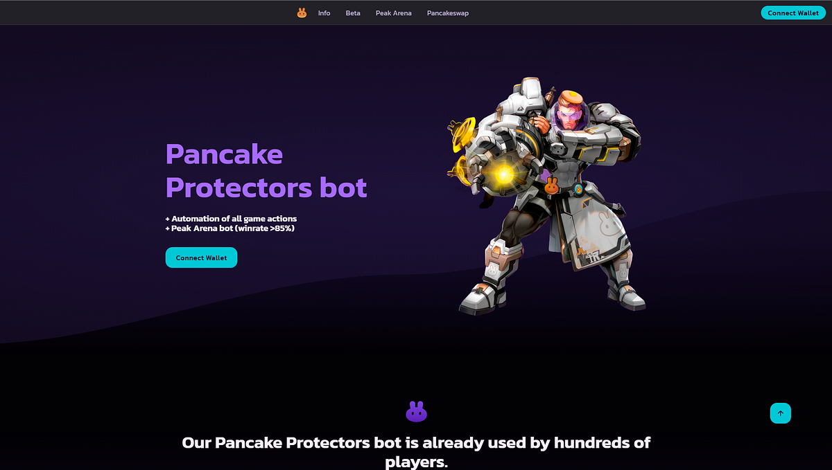 Pancake Protectors bot — full automation of all game actions Pancake