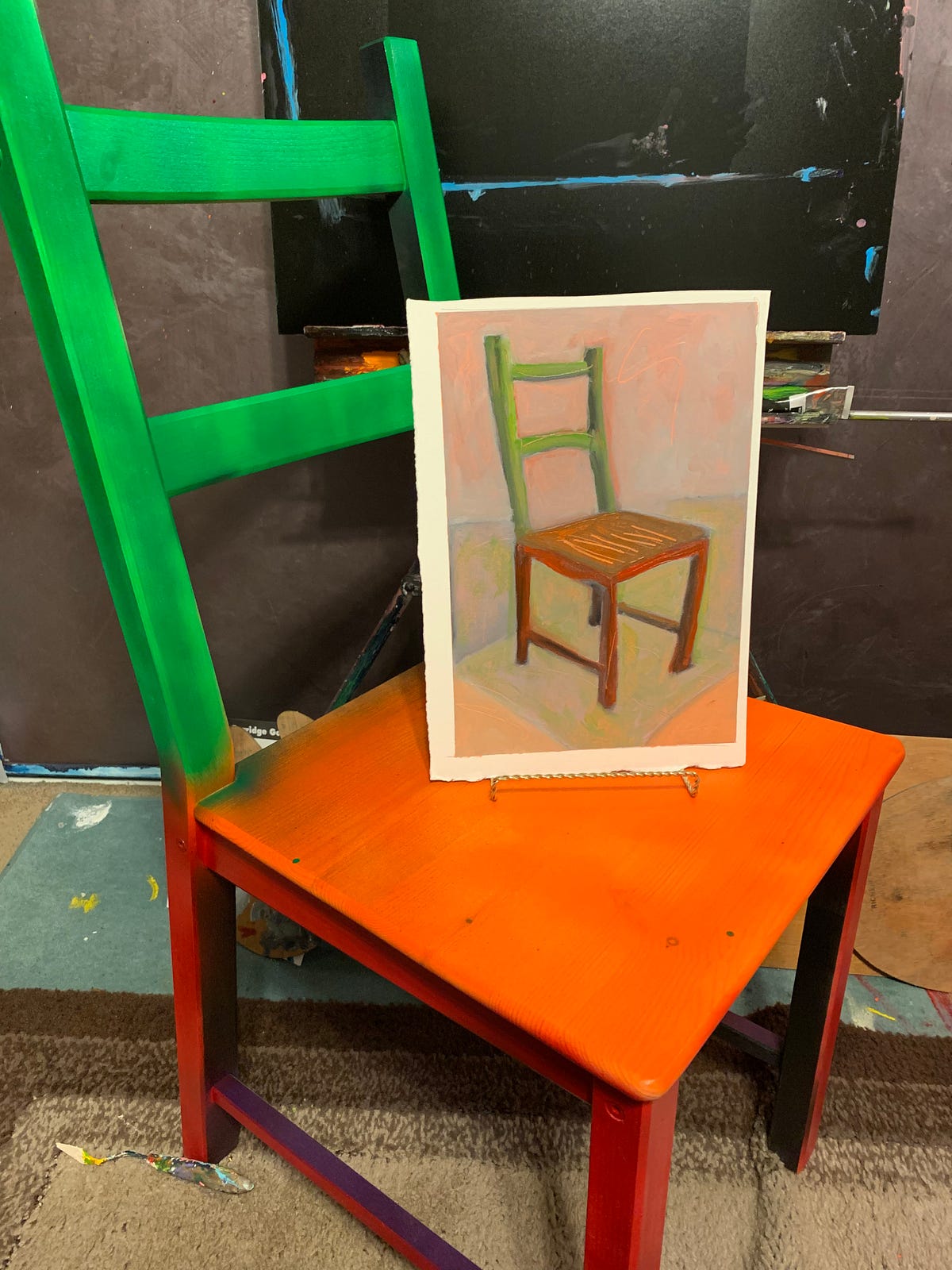 The ‘Idea’ Chair from IKEA.. “An idea to paint, to sit or stand, to