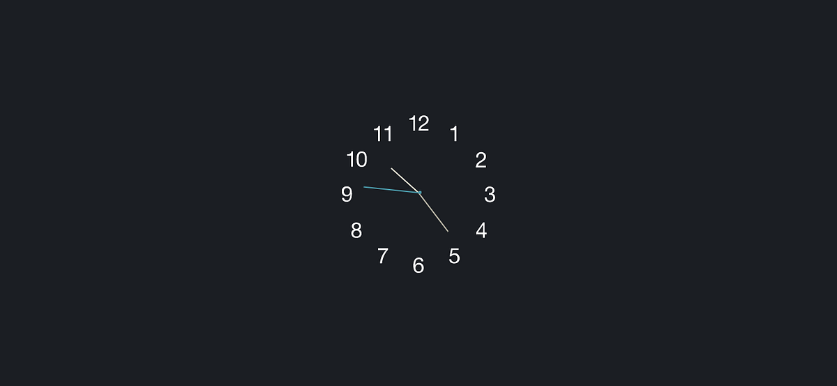 Clock in HTML and CSS. | by Ejaaz Khan | Medium