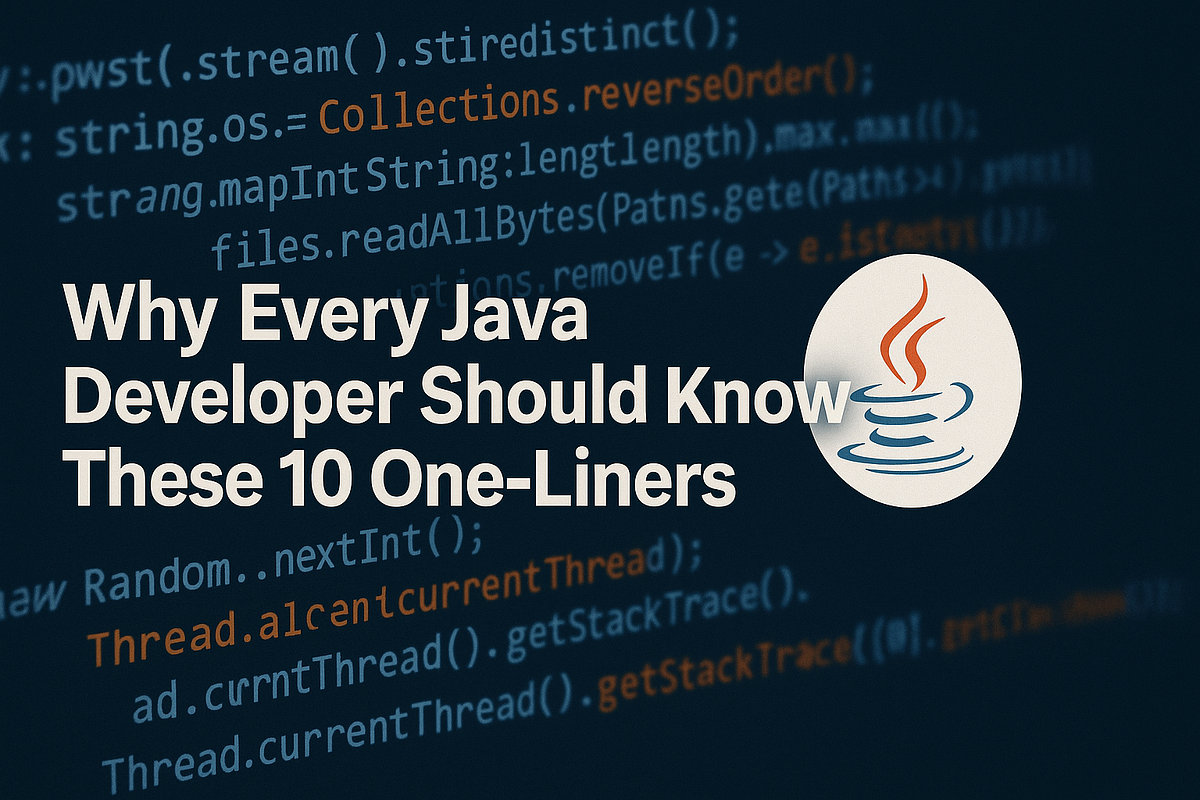 Why Every Java Developer Is Copying These 10 One-Liners Right Now | by ...