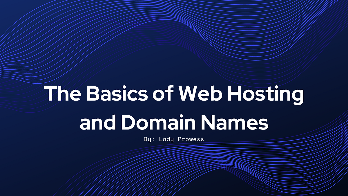 The Basics of Web Hosting and Domain Names | by Lady Prowess | Stackademic