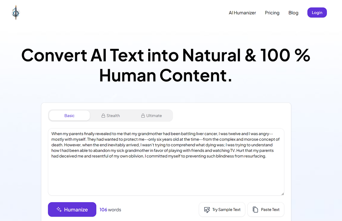HumanizeText.ai Review: The Best AI Humanizer in 2024 | Medium