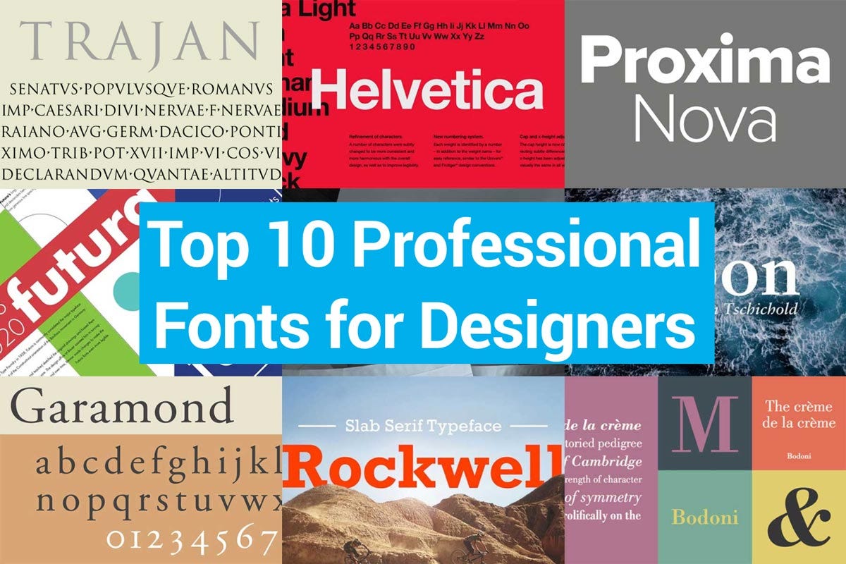 10 Best Professional Fonts for Graphic Designers | by Arek Dvornechuck ...