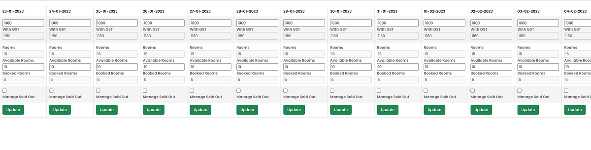 Creating Hotel Inventory System for Managing Per Day Rates and ...