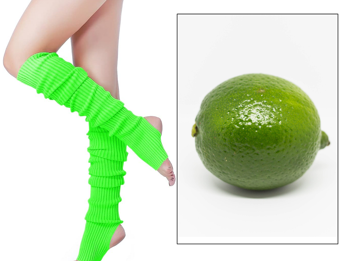 Lime Green With Envy?. Go on! Pull the other leg warmer! by Gary