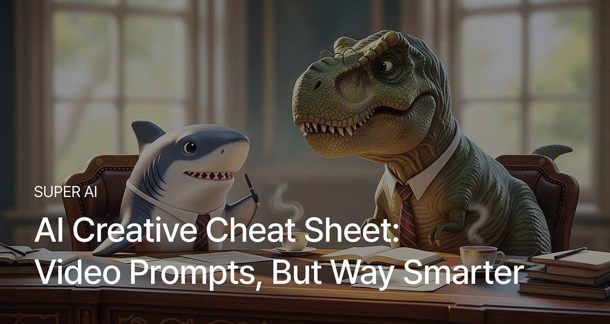 🎬 AI Creative Cheat Sheet: Video Prompts, But Way Smarter | by Riley ...