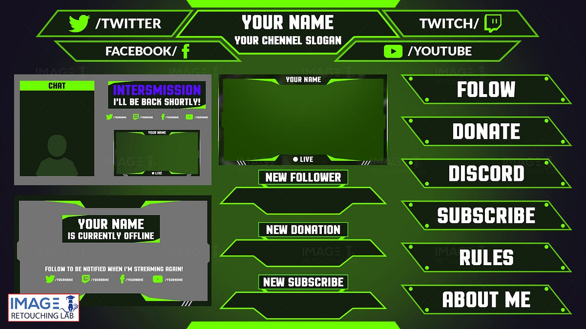 Twitch Overlay. Want To Stream Your Favorite Game On… 