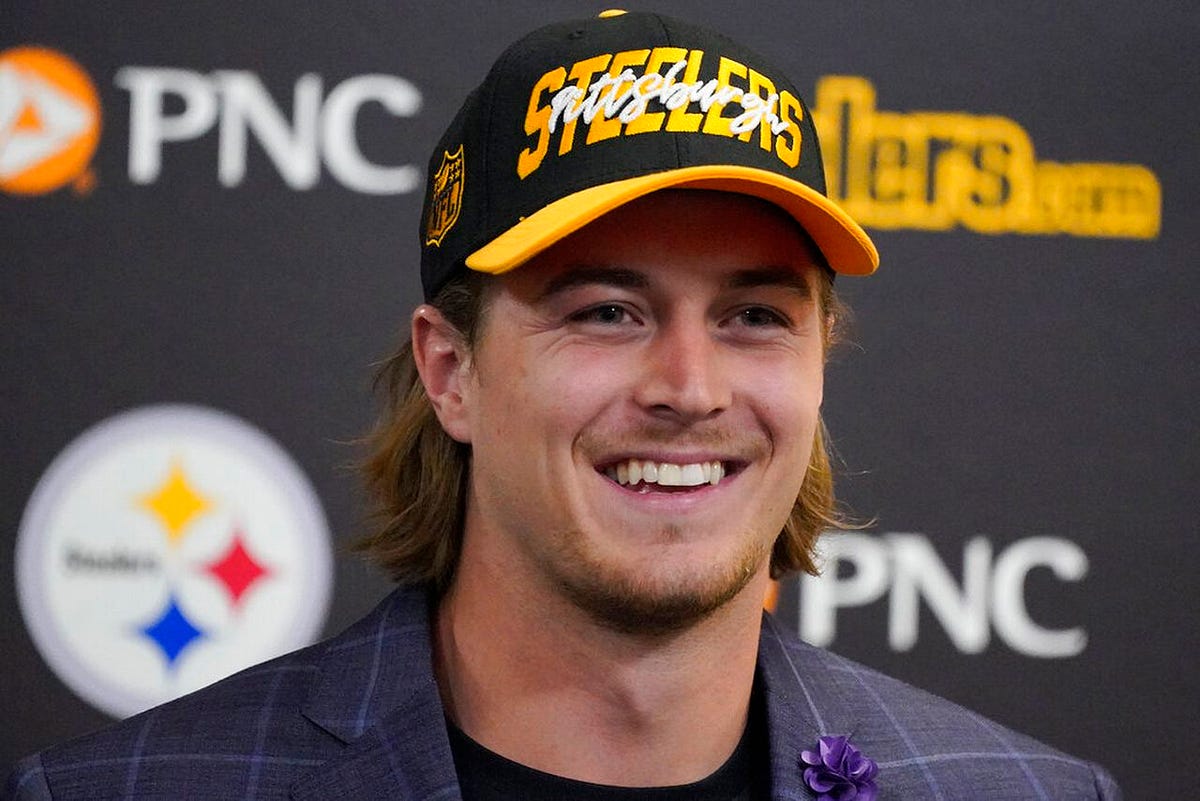 Kenny Pickett. Kenny Pickett of the Pittsburgh… by Mackenzie