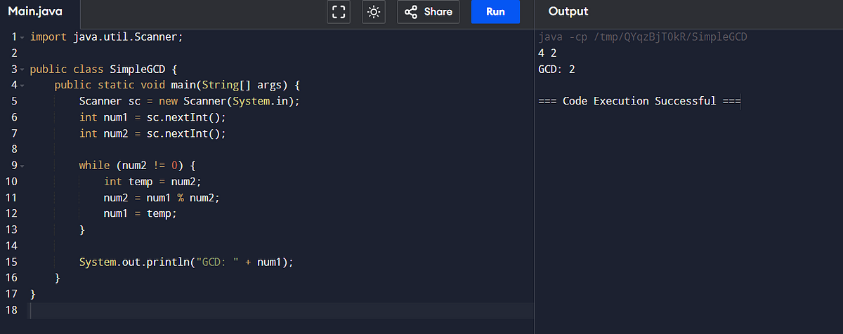 Java Problem (06/09/2024). Find GCD of two number. | by Likitha T A ...