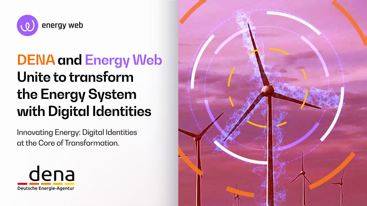 DENA and Energy Web Unite to Launch DIVE to Transform the Energy System with Digital Identities