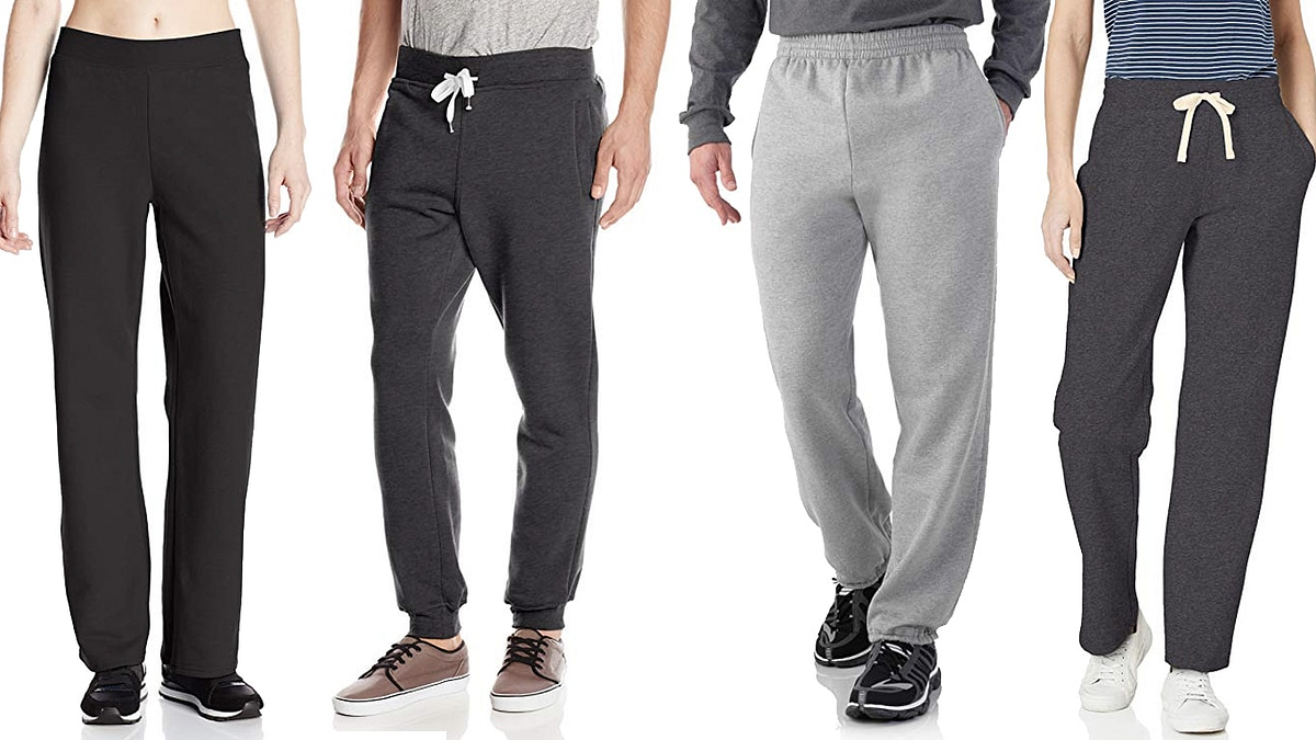 Grey Plaid Women's Joggers main image 0