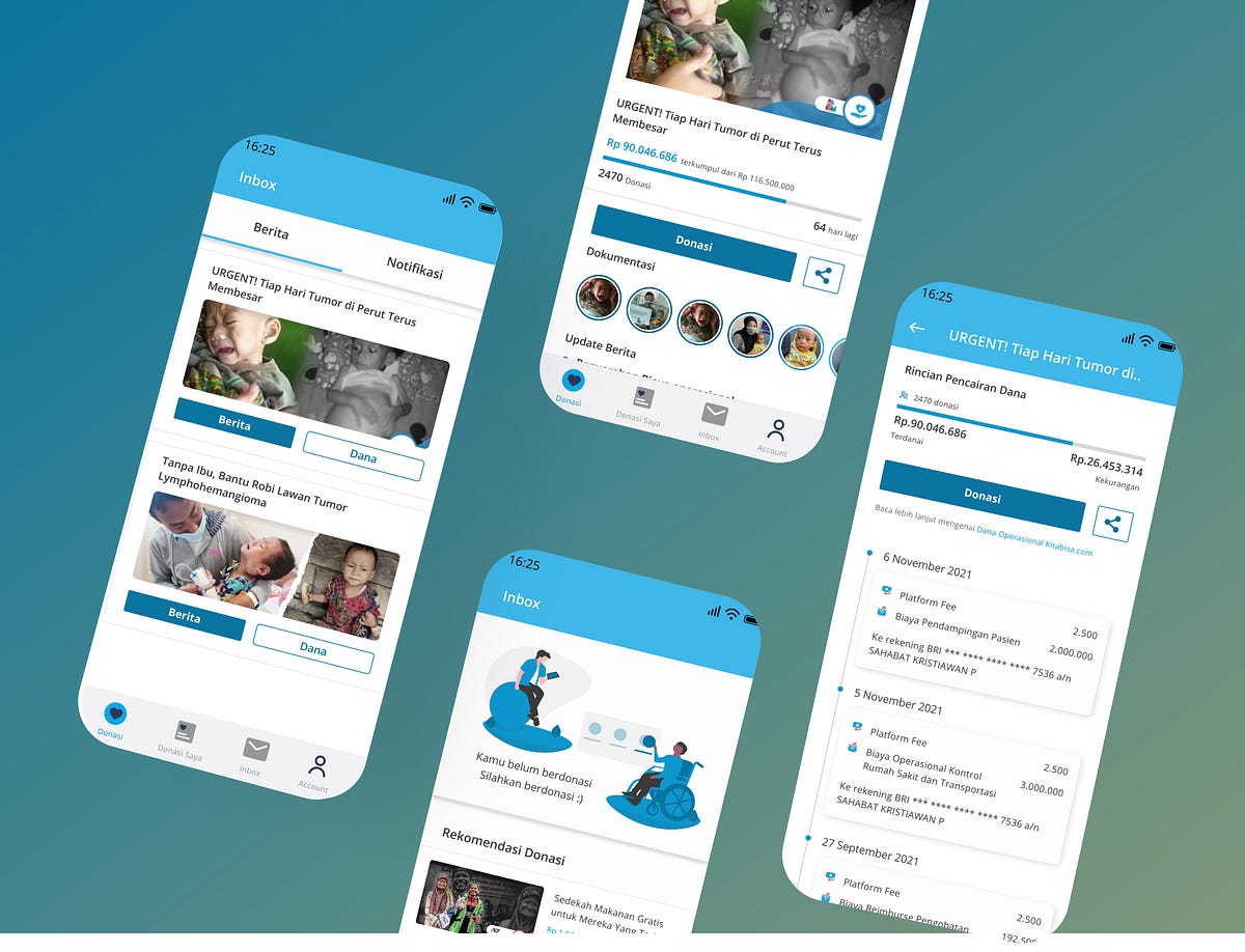 UI/UX Case Study : Kitabisa. Disclaimer | by Ersanurannisa | Medium