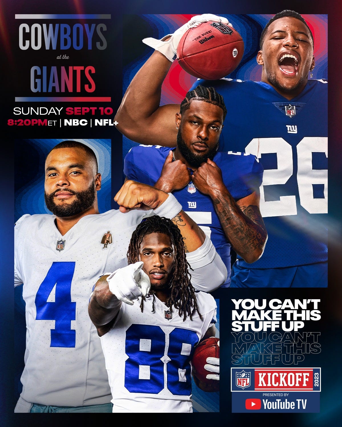 NFC East Rivalry Renewed: Cowboys vs. Giants in Sunday Night Showdown NFC East Rivalry Renewed: Cowboys vs. Giants in Sunday Night Showdown
