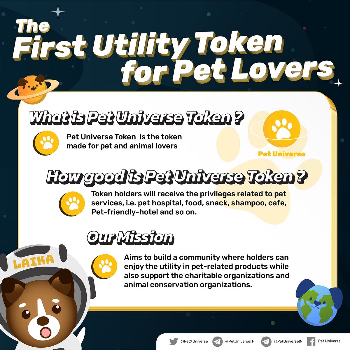 Pet Universe is The First Utility Token For Pet Lover [ENG/TH] by Pet