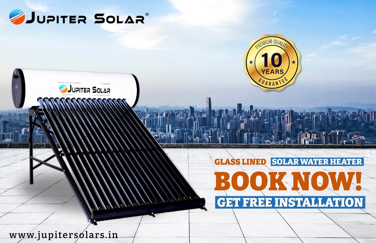 How much does it cost to install solar water heater by Jupiter solar