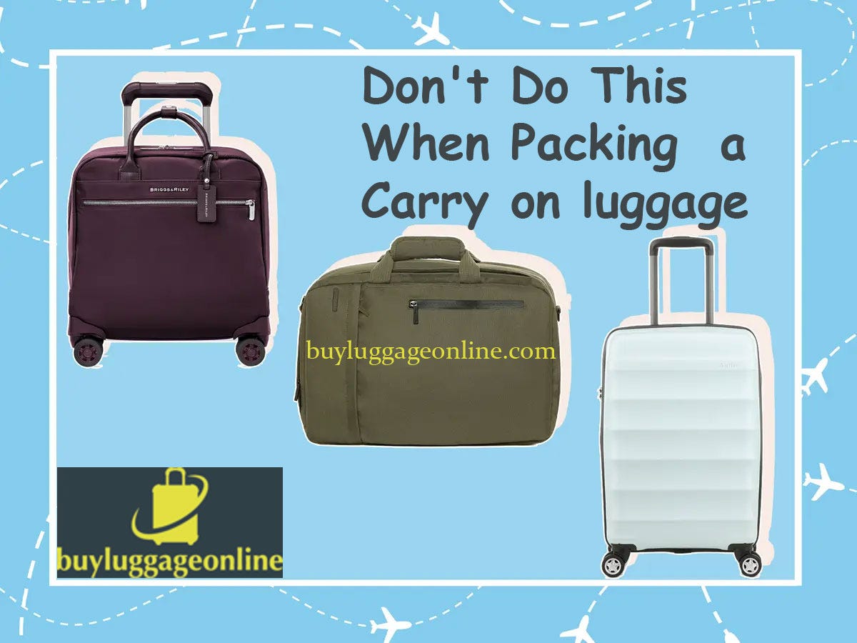 Carry on luggage Medium