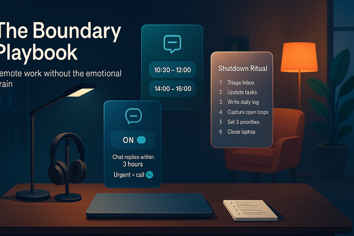 The Boundary Playbook for Remote Work by Modexa Nov, 2025 Medium