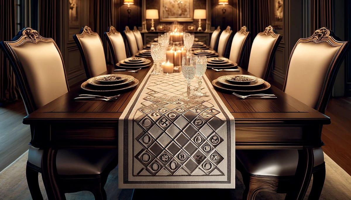 Playful Patterns: Tic Tac Toe Table Runners for Your Home | by Romesha ...