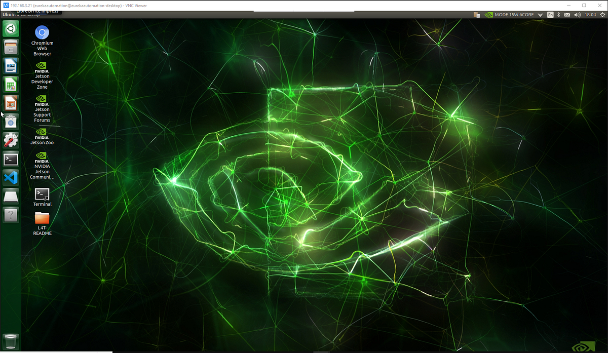 Remote Desktop from Windows 10 to Jetson Xavier NX by VNC by Chiwin
