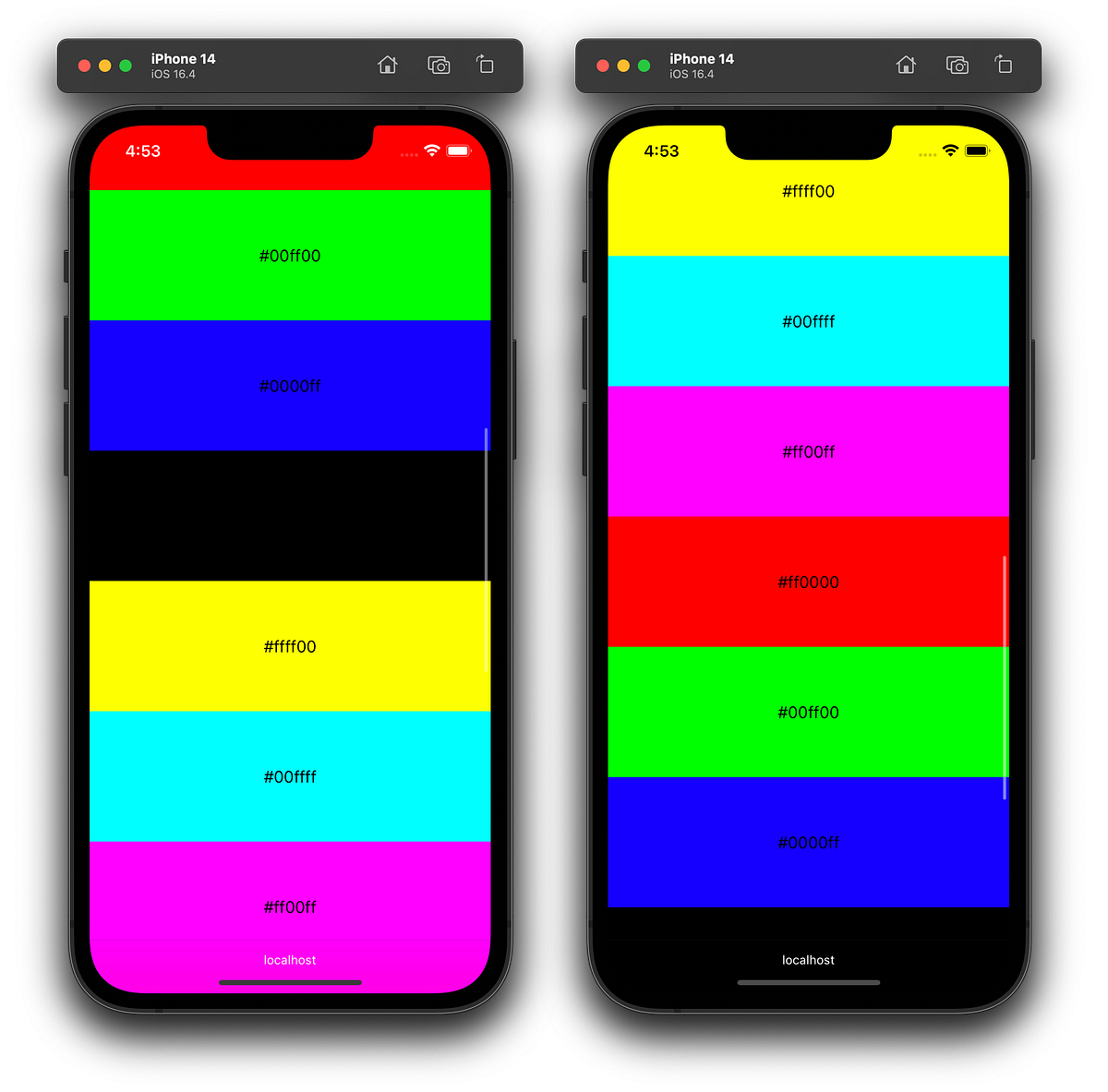 Coloring the WebKit Browser Bars