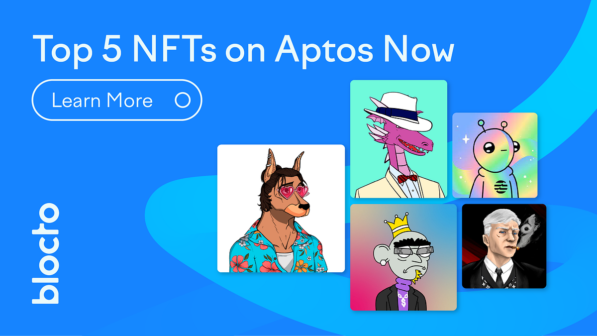 Top 5 NFTs on Aptos Now. Aptos is a blockchain that aims to make… | by Mimi  Chin | Blocto