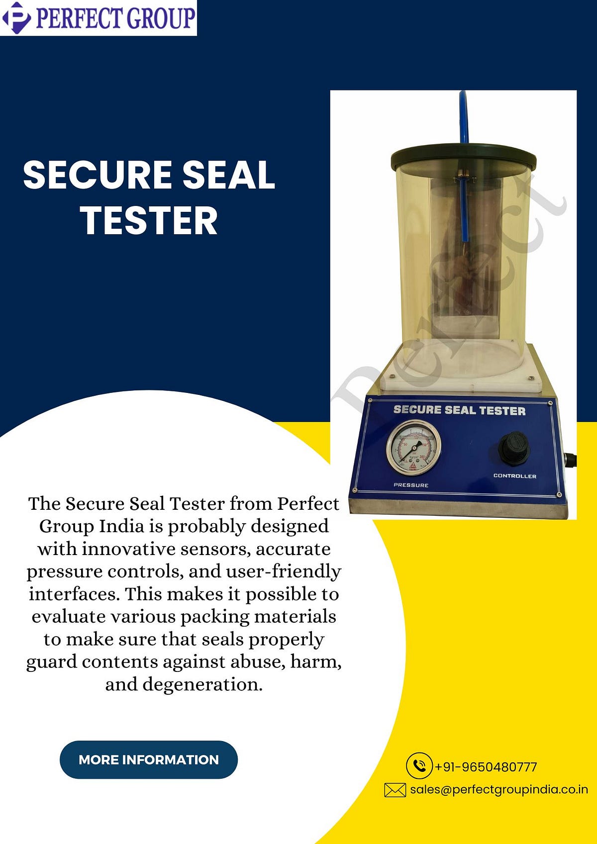 Secure seal tester Perfect Group India itnseo62 Medium