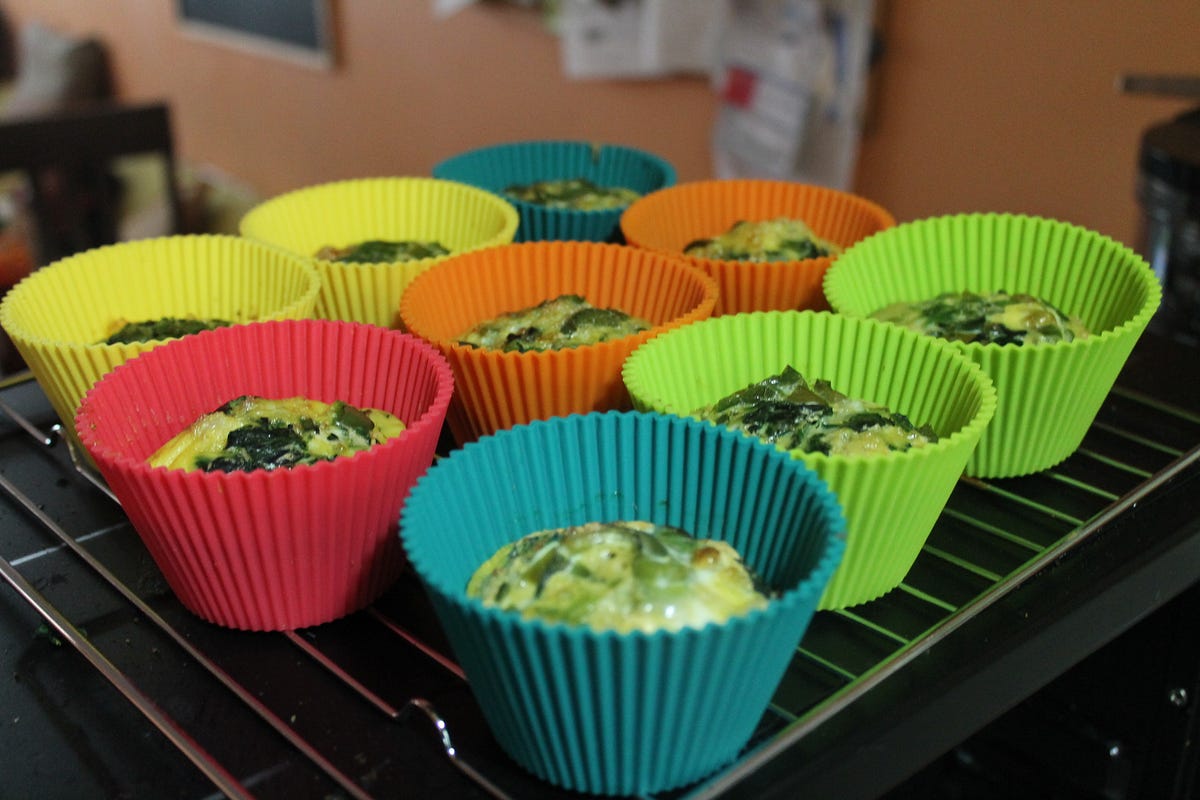 Muffins de huevo. Ingredientes (8 porciones) by Boris Alexis Macías Jobim Medium