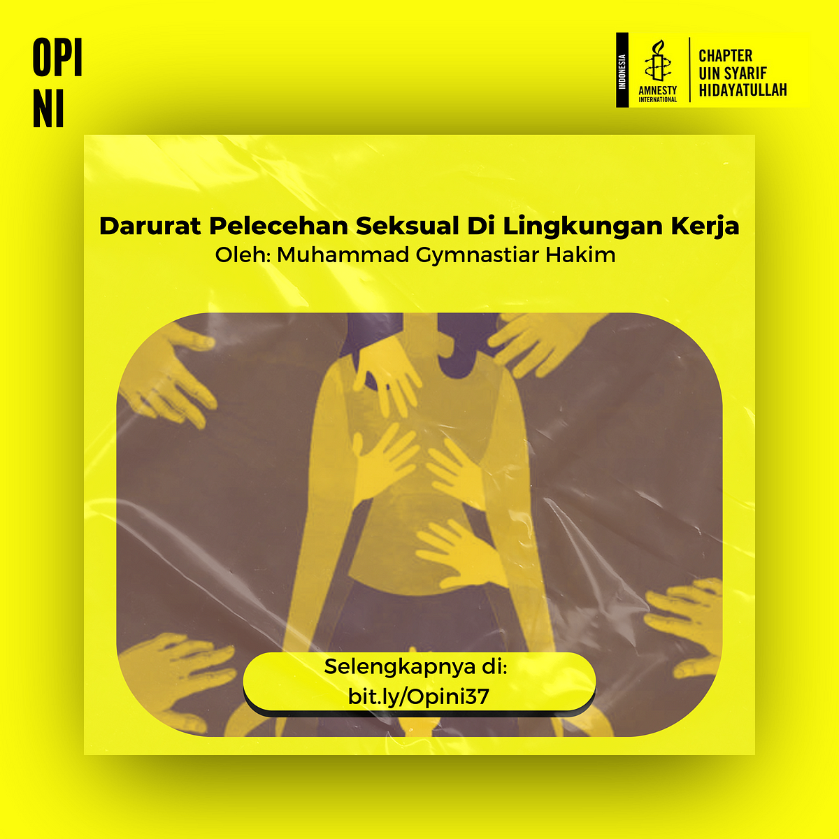 Darurat Pelecehan Seksual Di Lingkungan Kerja By Amnesty