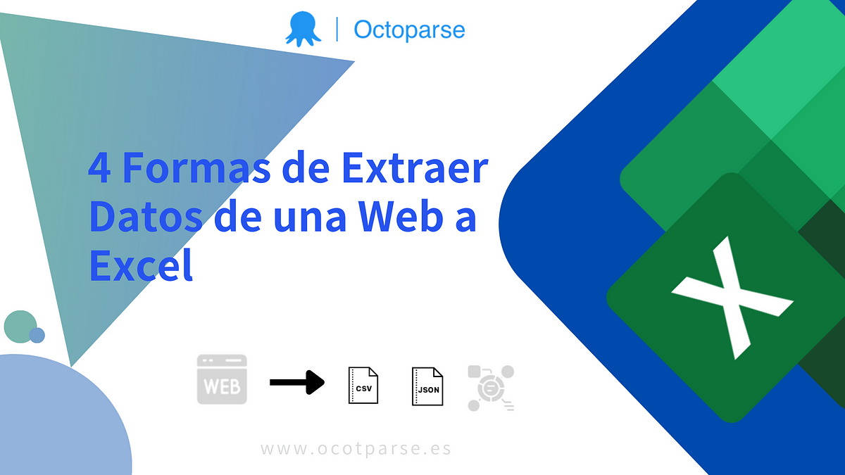 4 Formas De Extraer Datos De Una Web A Excel By Octoparse Español Medium 5543