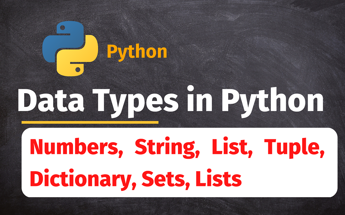 Data Types In Python | Code With Muh | Medium