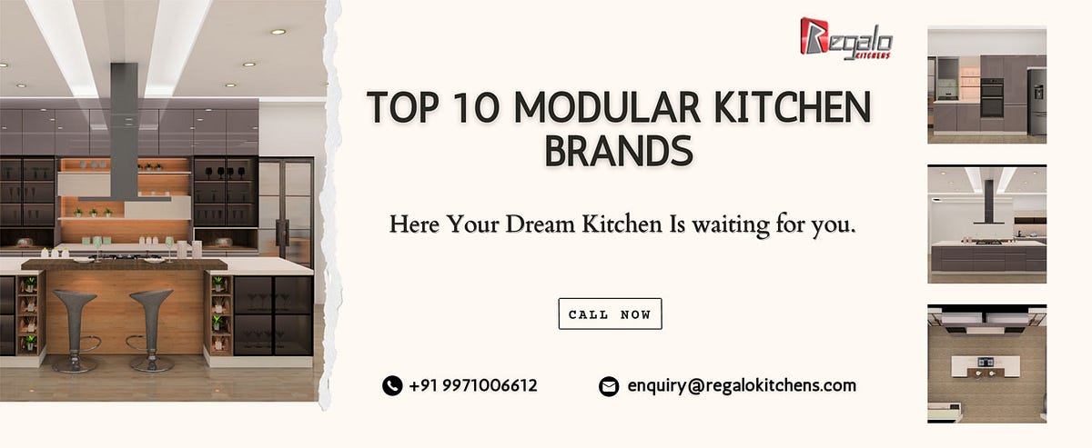 Top 10 Modular Kitchen Brands. A vibrant company of modular kitchen ...