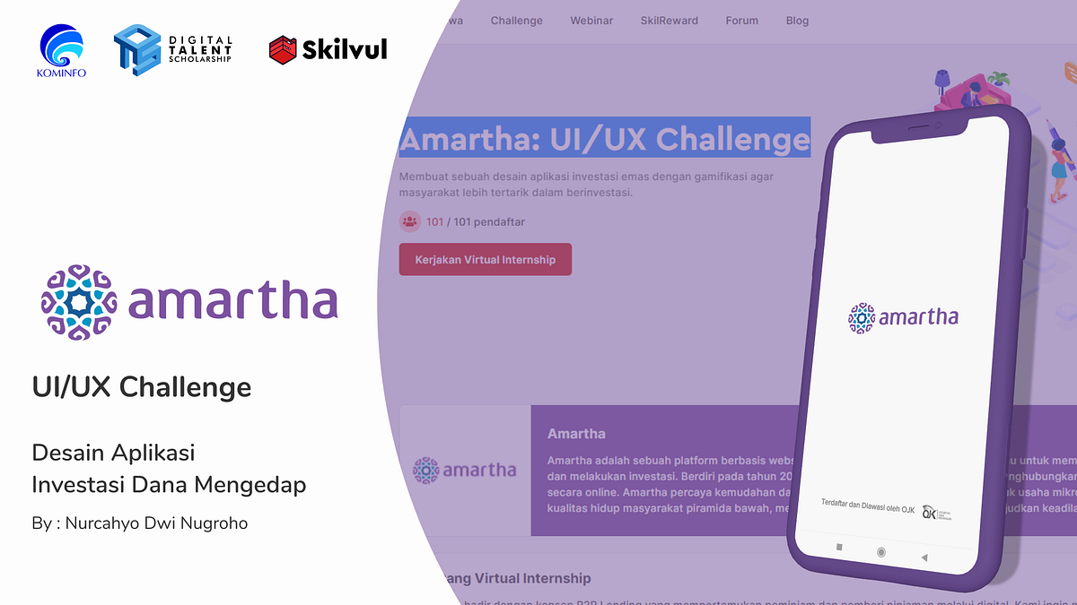 UI/UX Challenge Amartha : Desain Fitur Investasi Dana Mengendap Pada ...