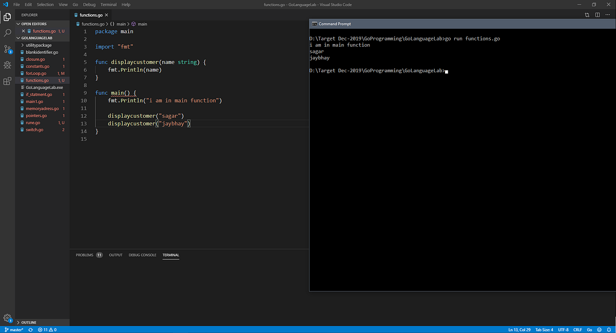 Function Variadic Syntax & Example In Golang 2020 Sagar Jaybhay | by ...