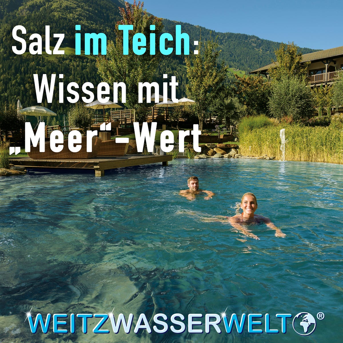 Salz im Teich Wissen mit „Meer“Wert by Weitz Wasserwelt® Medium