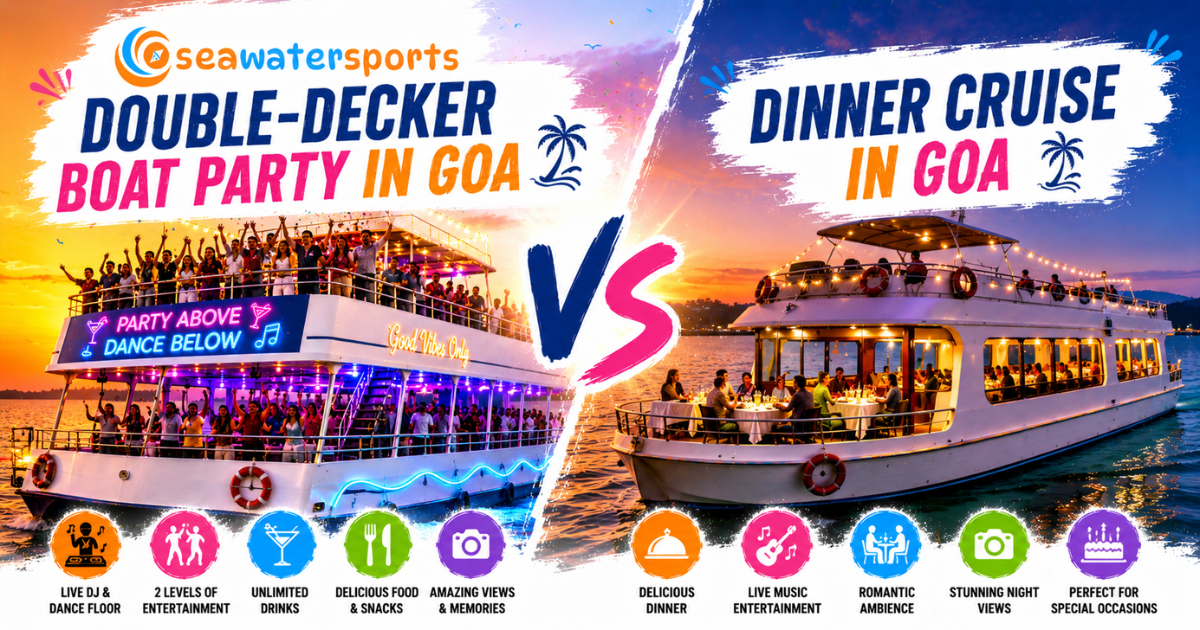 The Ultimate Group Entertainment Choice: Double-Decker Boat Party vs Dinner Cruise in Goa