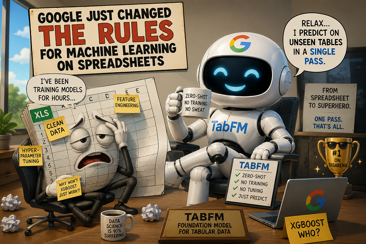 Google releases TabFM, zero-shot tabular prediction model