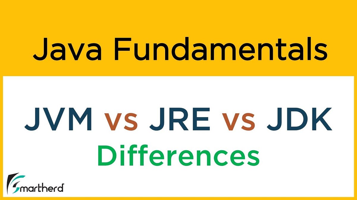 Difference between JVM, JRE, and JDK | by Sriyank Siddhartha ...