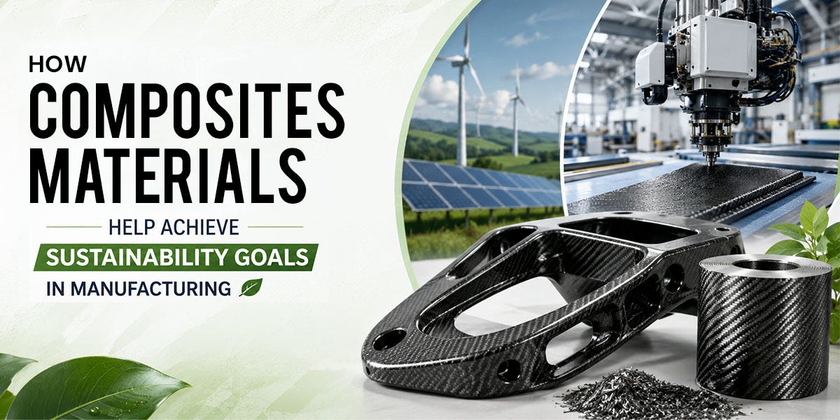 How Composite Materials Help Achieve Sustainability Goals in Manufacturing