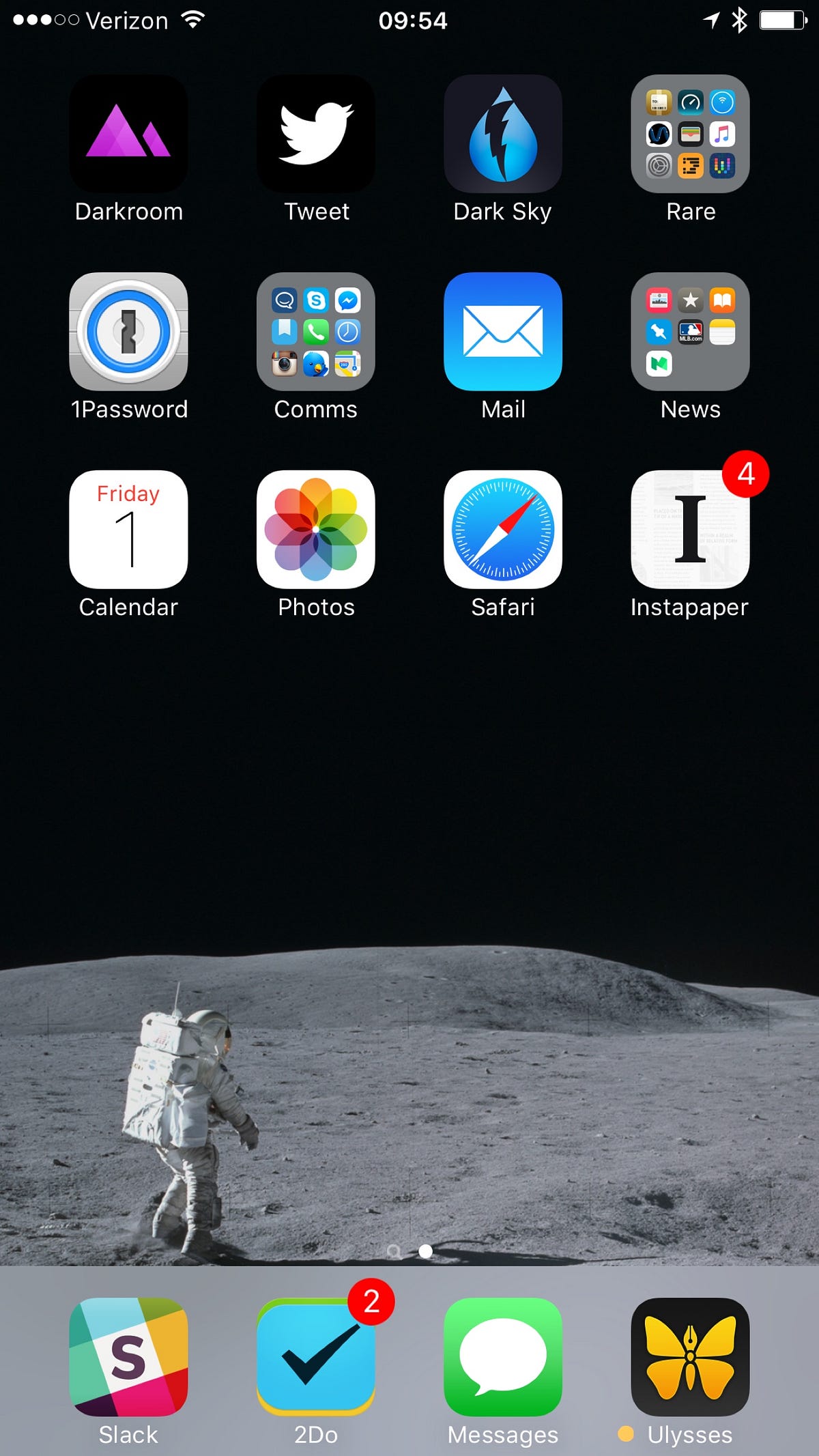 A 2016 Homescreen.. I’ve become accustomed to sharing my… | by Ben ...