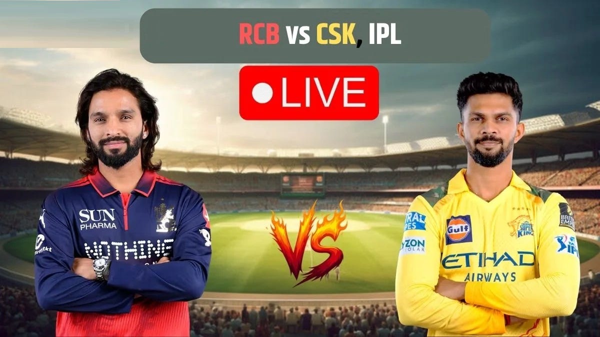 RCB vs CSK: Full Rivalry Breakdown, Stats, Records & Match Insights