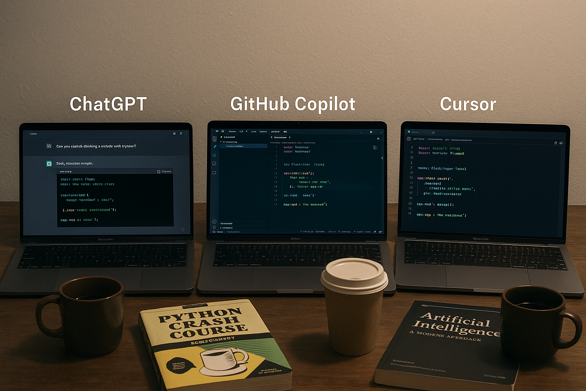 I Switched Between ChatGPT, GitHub Copilot, and Cursor Mid-Project Here’s What Actually Happened