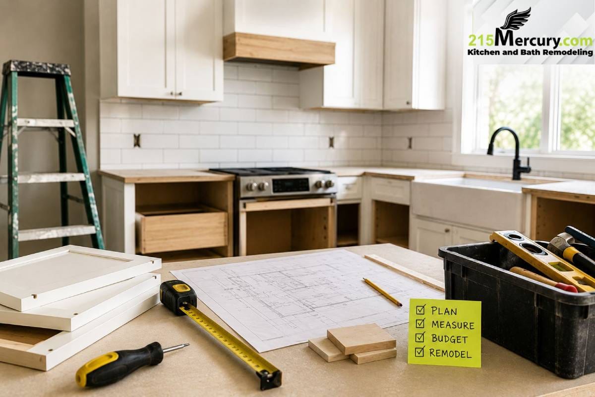 Common Problems That Can Ruin a DIY Kitchen Remodeling Project in Warrington PA