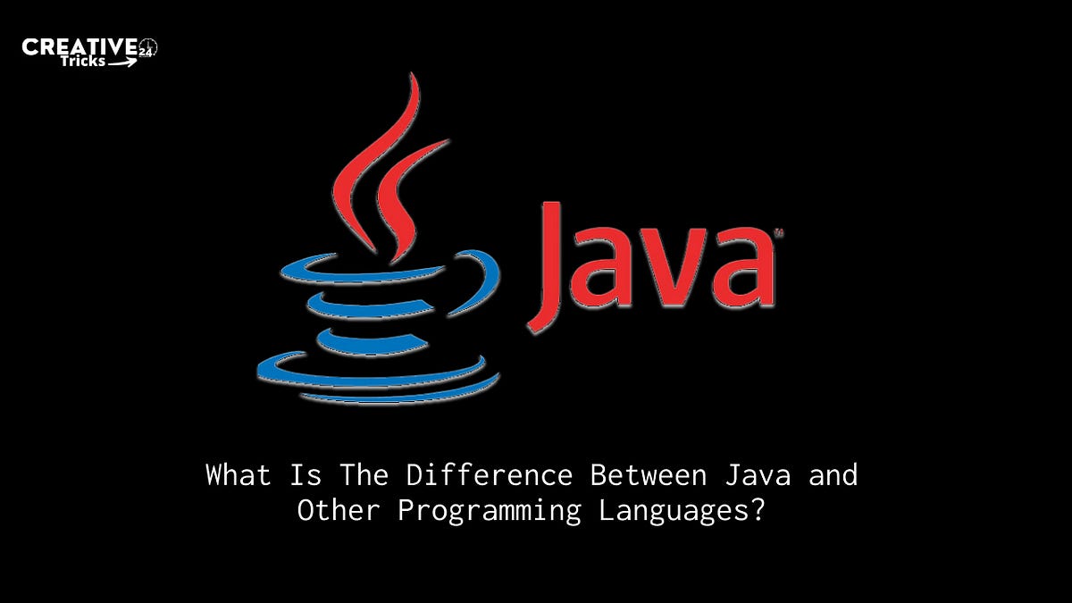 What Is The Difference Between Java and Other Programming Languages ...