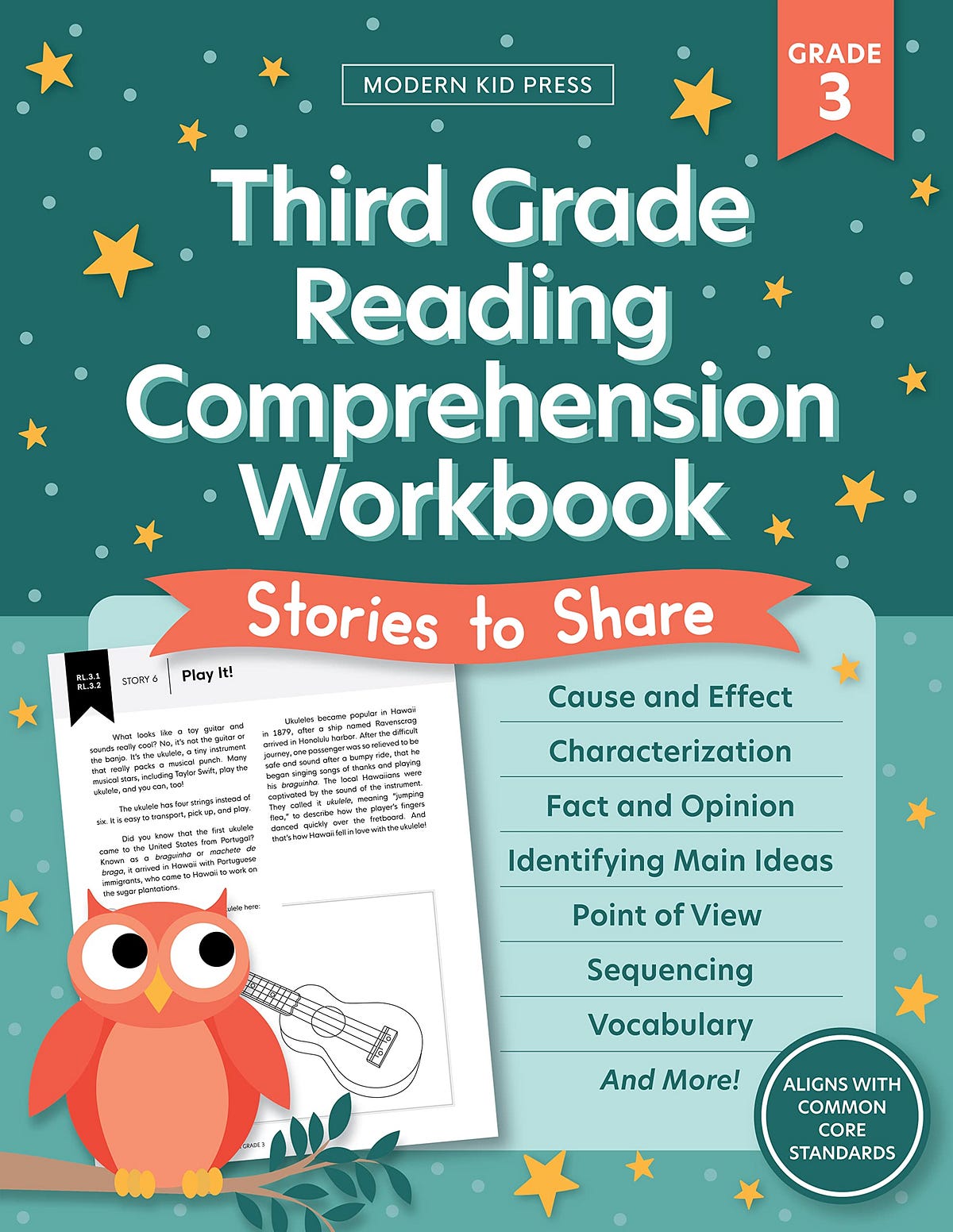 [EPUB[BEST]} The 3rd Grade Reading Comprehension Workbook for Kids: Fun ...