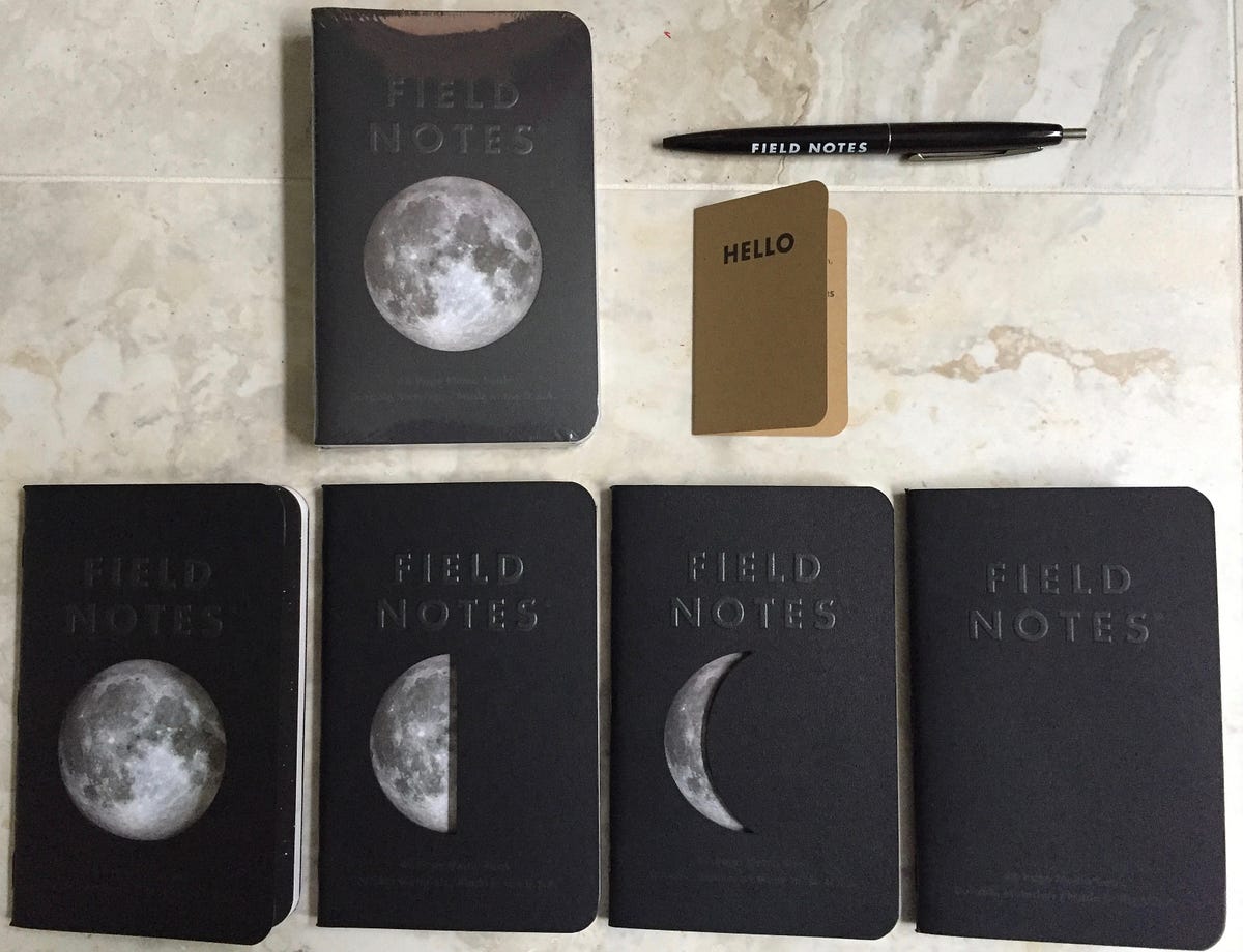 My Field Notes Lunacy Edition Notebooks Arrived Today by Jamie Todd