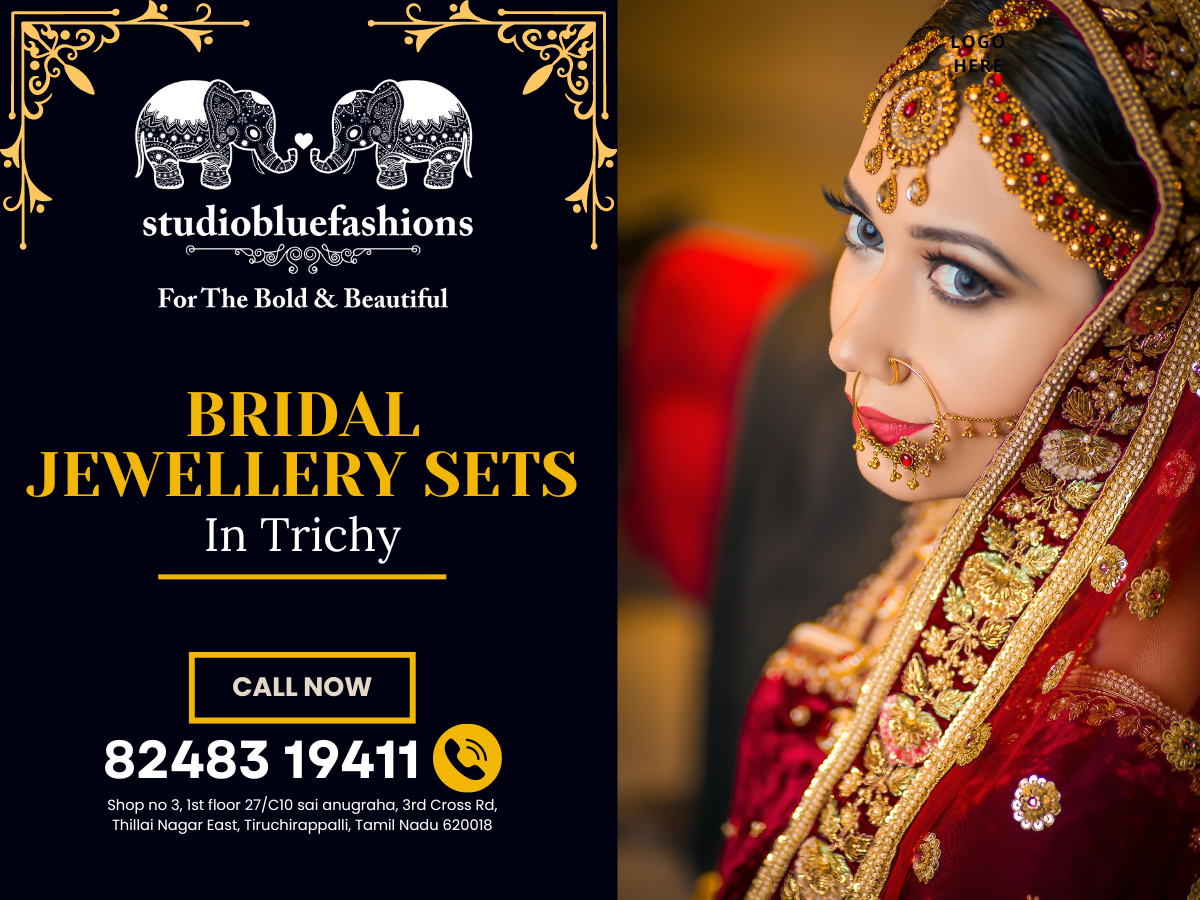 Bridal Jewellery Sets in Trichy STUDIO BLUE FASHIONS Medium
