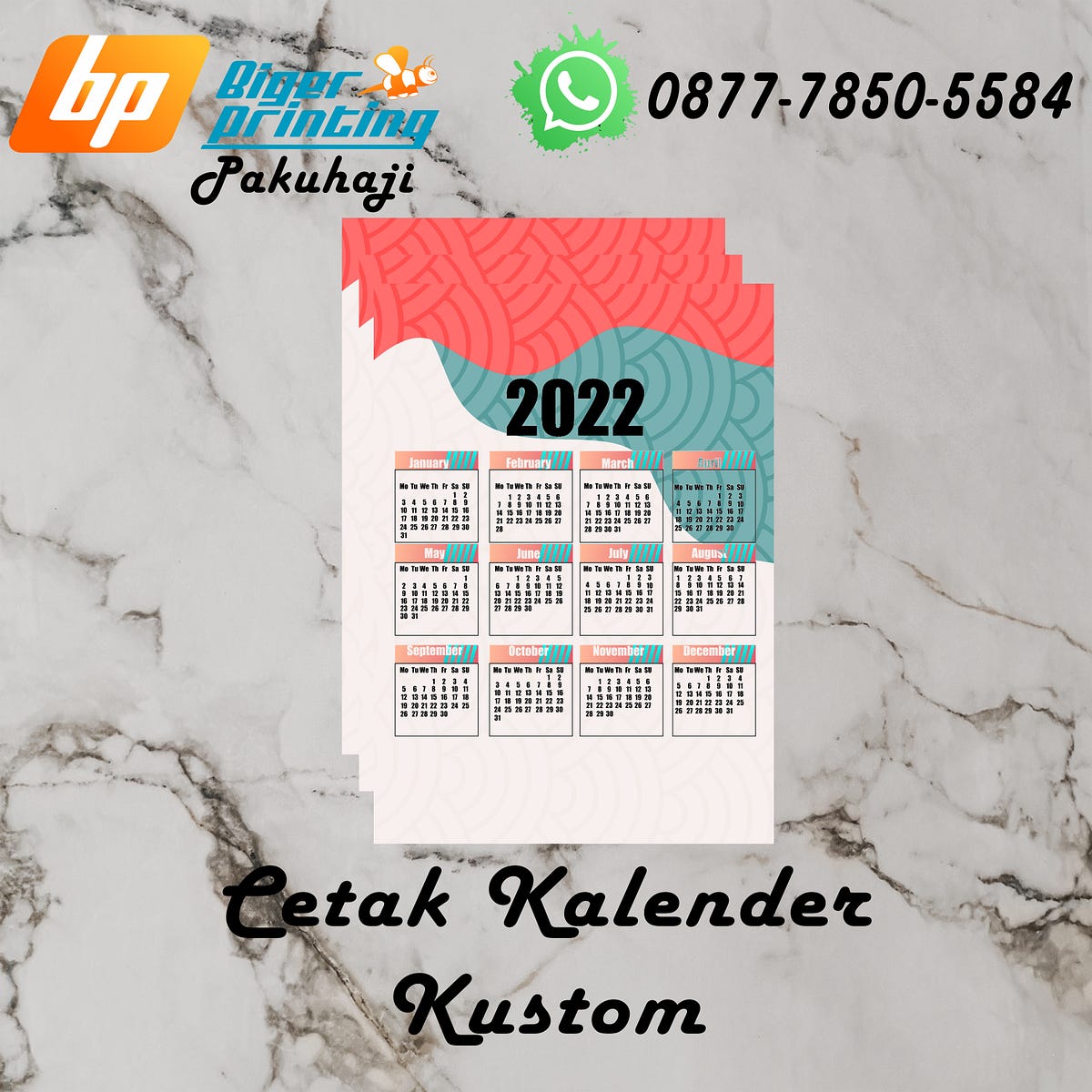 Cetak Kalender Custom Di Pakuhaji - percetakan kalender - Medium